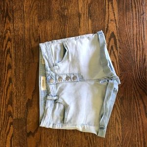 Pacsun super stretch shortie high waisted shorts